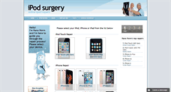 Desktop Screenshot of ipod-surgery.co.uk